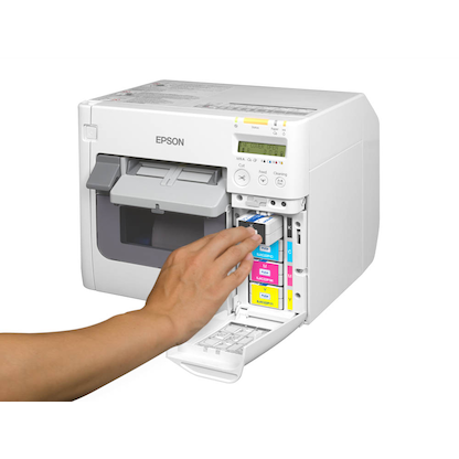 Artikelbild 4 für EPSON ColorWorks TM-C3500 Etikettendrucker weiß, Artikelnummer 479109
