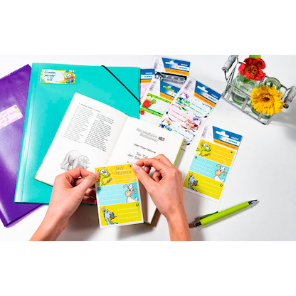 Artikelbild 5 für HERMA Schuletiketten Mountainbike, 9 Etiketten, Artikelnummer 537096