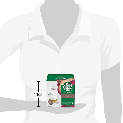 Artikelbild 3 für NESCAFÉ DOLCE GUSTO® STARBUCKS® Cappuccino Balanced & Frothy Kaffeekapseln, mild, 6 Portionen, Artikelnummer 612877
