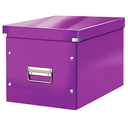 Artikelbild für AKTION: LEITZ Click & Store Aufbewahrungsbox 30,0 l violett 32,0 x 36,0 x 31,0 cm mit Prämie nach Registrierung, Artikelnummer 523410
