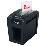 Artikelbild 1 für Rexel Secure X6-SL Aktenvernichter mit Partikelschnitt P-4, 4 x 40 mm, bis 6 Blatt, schwarz, Artikelnummer 437253