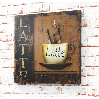 Artikelbild 2 für HAKU Möbel Wandgarderobe 89938 Motiv Holz 3 Haken 40,0 x 40,0 cm, Artikelnummer 553224