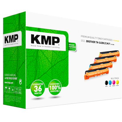 Artikelbild 2 für KMP B-T09M schwarz, cyan, magenta, gelb Toner kompatibel zu brother TN243BK/C/M/Y, 4er-Set, Artikelnummer 890154