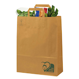 Artikelbild 1 für 50 VP Papier-Tragetaschen braun 32,0 x 42,0 cm, Artikelnummer 153597