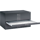 Artikelbild 1 für CP 7200 Planschrank schwarzgrau 10 Schubladen 135,0 x 96,0 x 76,0 cm, Artikelnummer 682056