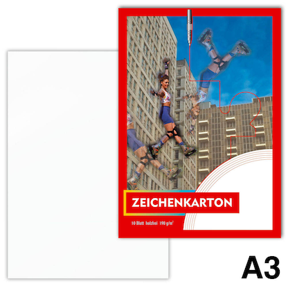 Artikelbild für Zeichenkarton DIN A3, Artikelnummer 917854