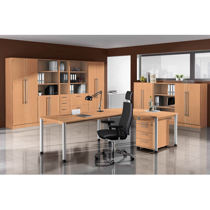 Artikelbild 4 für HAMMERBACHER Regalschrank Orbis, V7600/6/6/RE buche 40,6 x 42,0 x 200,4 cm, Artikelnummer 763359