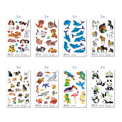 Artikelbild 2 für AVERY Zweckform Aufkleber-Set 59992 Tiere, 485 Etiketten, Artikelnummer 288064