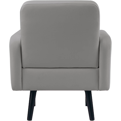 Artikelbild 4 für meet powered by PAPERFLOW Sessel LISBOA grau schwarz Kunstleder, 1 St., Artikelnummer 851354