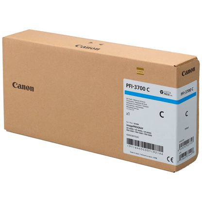 Artikelbild 2 für Canon PFI-3700 cyan Druckerpatrone, Artikelnummer 525267