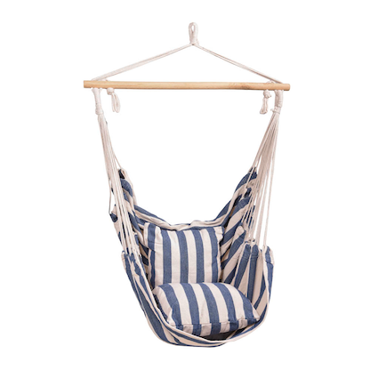 Artikelbild 10 für Garden Pleasure Hängesessel TOBAGO weiß, blau, 1 St., Artikelnummer 542938