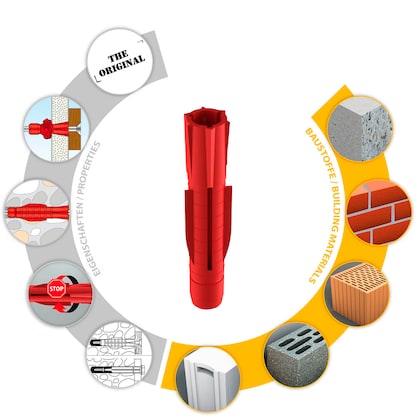 Artikelbild 5 für TOX TRI 12/71 010100181 Universaldübel Ø 12 mm x 71 mm, 25 St., Artikelnummer 559718