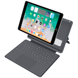 Artikelbild 1 für DEQSTER Smart Rugged Touch PLUS Keyboard Tablet-Tastatur schwarz geeignet für Apple iPad 7. Gen (2019), Apple iPad 8. Gen (2020), Apple iPad 9. Gen (2021), Artikelnummer 633517
