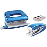 Artikelbild 1 für AKTION: LEITZ Locher und Heftgeräte Set NeXXt WOW blau mit Prämie nach Registrierung, Artikelnummer 605720