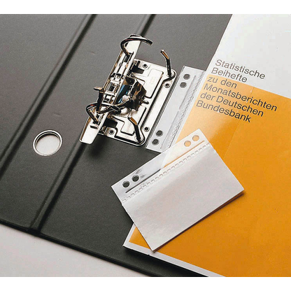 Artikelbild 6 für 10 VELOFLEX Heftstreifen, selbstklebend Doppelheftfix transparent Kunststoff, Artikelnummer 494526