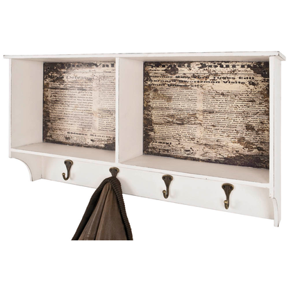 Artikelbild 2 für HAKU Möbel Wandgarderobe 89961 Motiv Holz 4 Haken 65,0 x 40,0 cm, Artikelnummer 553242