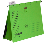 Artikelbild 1 für 5 ELBA Personalhefter chic ULTIMATE Karton grün 5 x kaufmännische Heftung, Artikelnummer 796250