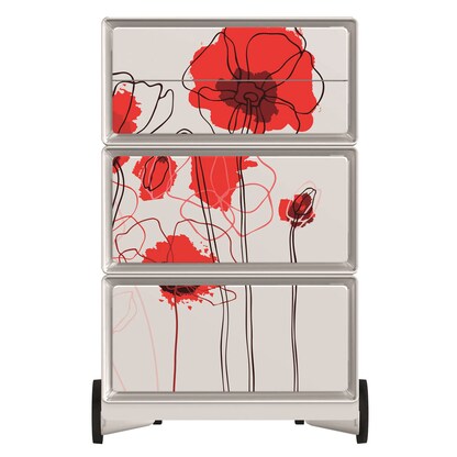 Artikelbild 3 für PAPERFLOW easyBox Garden Factory Rollcontainer weiß, bunt 4 Auszüge 39,0 x 43,6 x 64,2 cm, Artikelnummer 216019