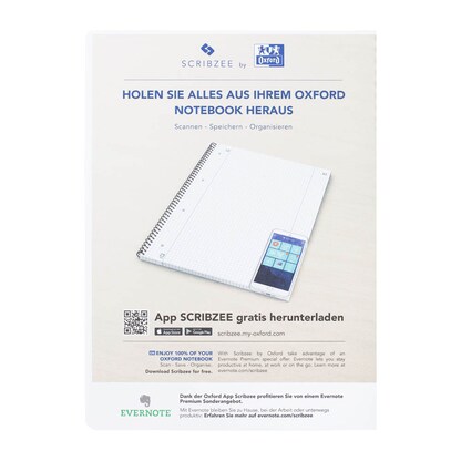 Artikelbild 6 für OXFORD Collegeblock Schule Kleinformat liniert DIN A5 Innenrand, 1 Block, Artikelnummer 759677