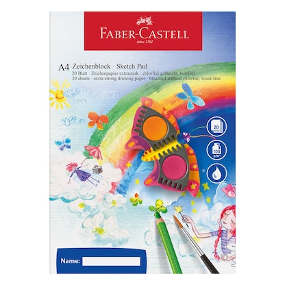 Artikelbild für FABER-CASTELL Zeichenblock DIN A4, Artikelnummer 966320
