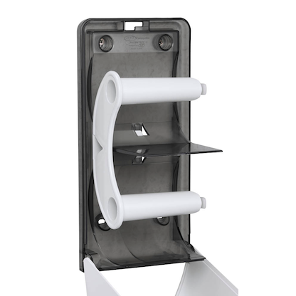 Artikelbild 4 für KATRIN Toilettenpapierspender 92384 weiß Kunststoff, Artikelnummer 865263