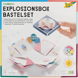 Artikelbild 1 für folia Bastelset Explosionsbox Party 46 tlg. blau, Artikelnummer 192223