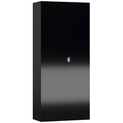 Artikelbild 2 für ClassiX Metallschrank X-530339 tiefschwarz 80,0 x 38,0 x 180,0 cm, aufgebaut, Artikelnummer 184727