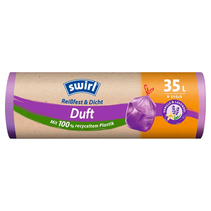 Artikelbild 2 für swirl® Müllbeutel Reißfest & Dicht Duft 7241 35,0 l rot, 9 St., Artikelnummer 338846