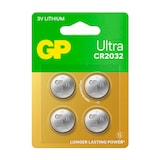 Artikelbild 1 für 4 GP Knopfzellen CR2032 3,0 V, Artikelnummer 477857