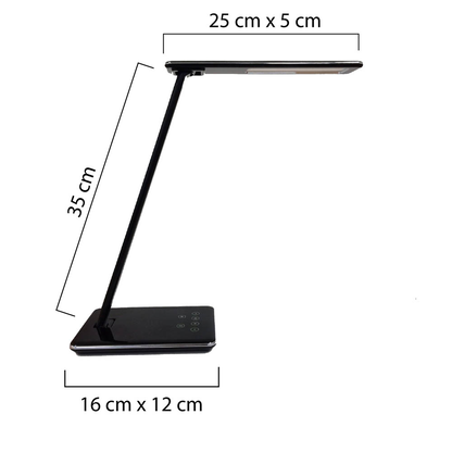 Artikelbild 2 für unilux LINKA LED-Schreibtischlampe schwarz 6,4 W, Artikelnummer 509749