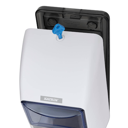 Artikelbild 5 für KATRIN Toilettenpapierspender 92384 weiß Kunststoff, Artikelnummer 865263