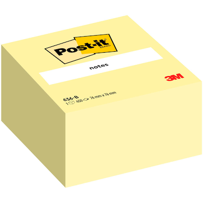 Artikelbild 2 für Post-it® Haftnotizen 636B gelb, 1 St., Artikelnummer 116335