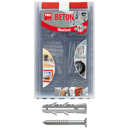 Artikelbild 21 für TOX Monteur Beton BARRCACUDA 094901041 Spreizdübel-Sortiment, 136-teilig, Artikelnummer 559728