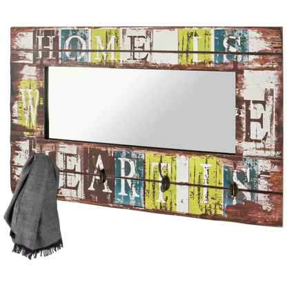 Artikelbild 4 für HAKU Möbel Wandgarderobe 89992 Motiv Holz 4 Haken 80,0 x 52,0 cm, Artikelnummer 553331