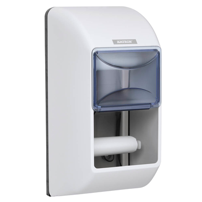 Artikelbild 6 für KATRIN Toilettenpapierspender 92384 weiß Kunststoff, Artikelnummer 865263