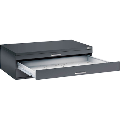 Artikelbild für CP 7200 Planschrank schwarzgrau 3 Schubladen 135,0 x 96,0 x 42,0 cm, Artikelnummer 682315