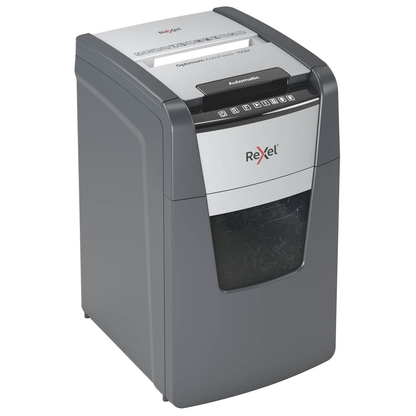 Artikelbild 20 für AKTION: Rexel Optimum AutoFeed+ 150M Aktenvernichter mit Partikelschnitt P-5, 2 x 15 mm, bis 150 Blatt, schwarz mit 50 Euro CashBack, Artikelnummer 267507