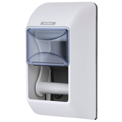 Artikelbild 7 für KATRIN Toilettenpapierspender 92384 weiß Kunststoff, Artikelnummer 865263