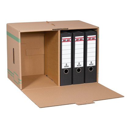 Artikelbild 3 für 10 Cartonia Archivcontainer braun 50,2 x 35,6 x 31,0 cm, Artikelnummer 811505