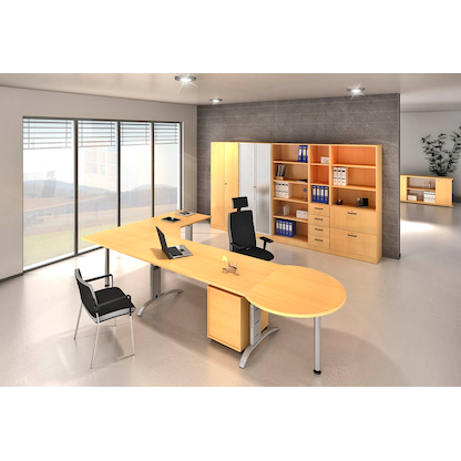 Artikelbild 4 für HAMMERBACHER Regalschrank 7600 SG, V7600/6/6/SG buche 40,6 x 42,0 x 200,4 cm, Artikelnummer 860419