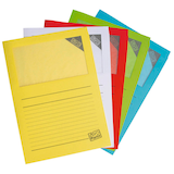 Artikelbild 1 für 50 ELCO Sichthüllen Öko Ordo Zero plastic DIN A4 farbsortiert glatt 120 g/qm, Artikelnummer 107257