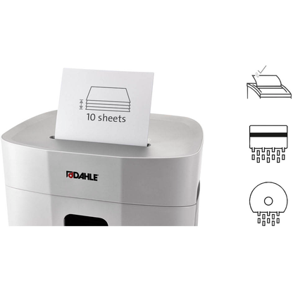 Artikelbild 3 für AKTION: DAHLE PaperSAFE 240 Aktenvernichter mit Partikelschnitt P-4, bis 10 Blatt, lichtgrau, Artikelnummer 855854