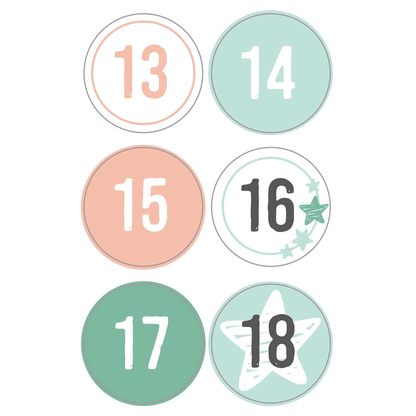 Artikelbild 8 für folia Adventskalender NATURE mehrfarbig, Artikelnummer 607395