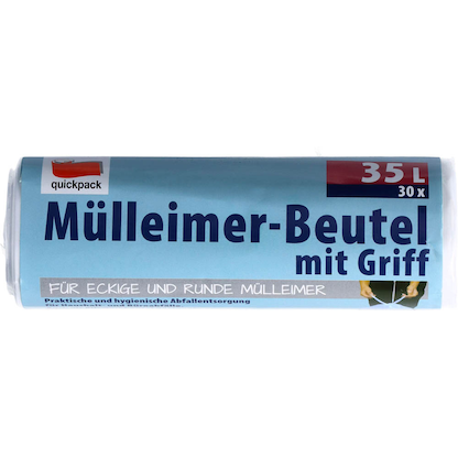 Artikelbild 6 für quickpack Müllbeutel 35,0 l weiß, 30 St., Artikelnummer 148997
