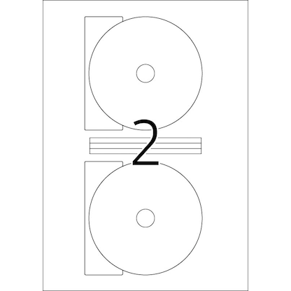 Artikelbild 5 für 50 HERMA CD-Etiketten 5115 weiß, Artikelnummer 244467