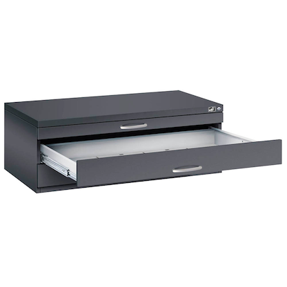 Artikelbild für CP 7100 Planschrank schwarzgrau 3 Schubladen 110,0 x 76,5 x 42,0 cm, Artikelnummer 682409