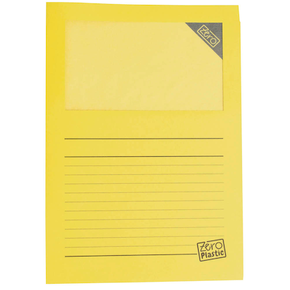 Artikelbild 2 für 50 ELCO Sichthüllen Öko Ordo Zero plastic DIN A4 farbsortiert glatt 120 g/qm, Artikelnummer 107257