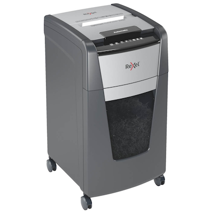 Artikelbild 21 für Rexel Optimum AutoFeed+ 225M Aktenvernichter mit Partikelschnitt P-5, 2 x 15 mm, bis 225 Blatt, schwarz, Artikelnummer 267532