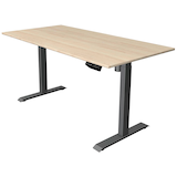 Artikelbild 1 für Kerkmann Move 1 elektrisch höhenverstellbarer Schreibtisch ahorn rechteckig, T-Fuß-Gestell grau 160,0 x 80,0 cm, Artikelnummer 488401