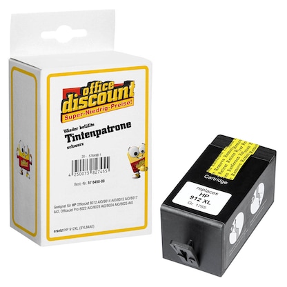 Artikelbild 18 für office discount schwarz Druckerpatrone kompatibel zu HP 912XL (3YL84AE), Artikelnummer 576498